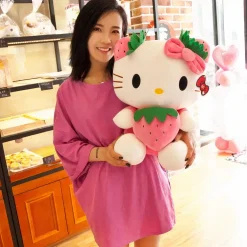 Peluche Hello Kitty fraise Kawaii