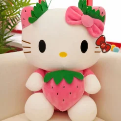 Peluche Hello Kitty fraise Kawaii