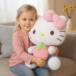 Peluche Hello Kitty fraise