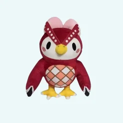 Peluche Hibou bordeaux