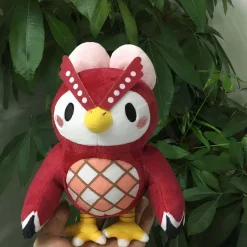 Peluche Hibou bordeaux