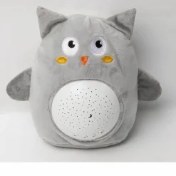 Peluche hibou “bruit blanc”