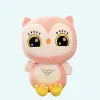 Peluche Hibou Kawaii rose