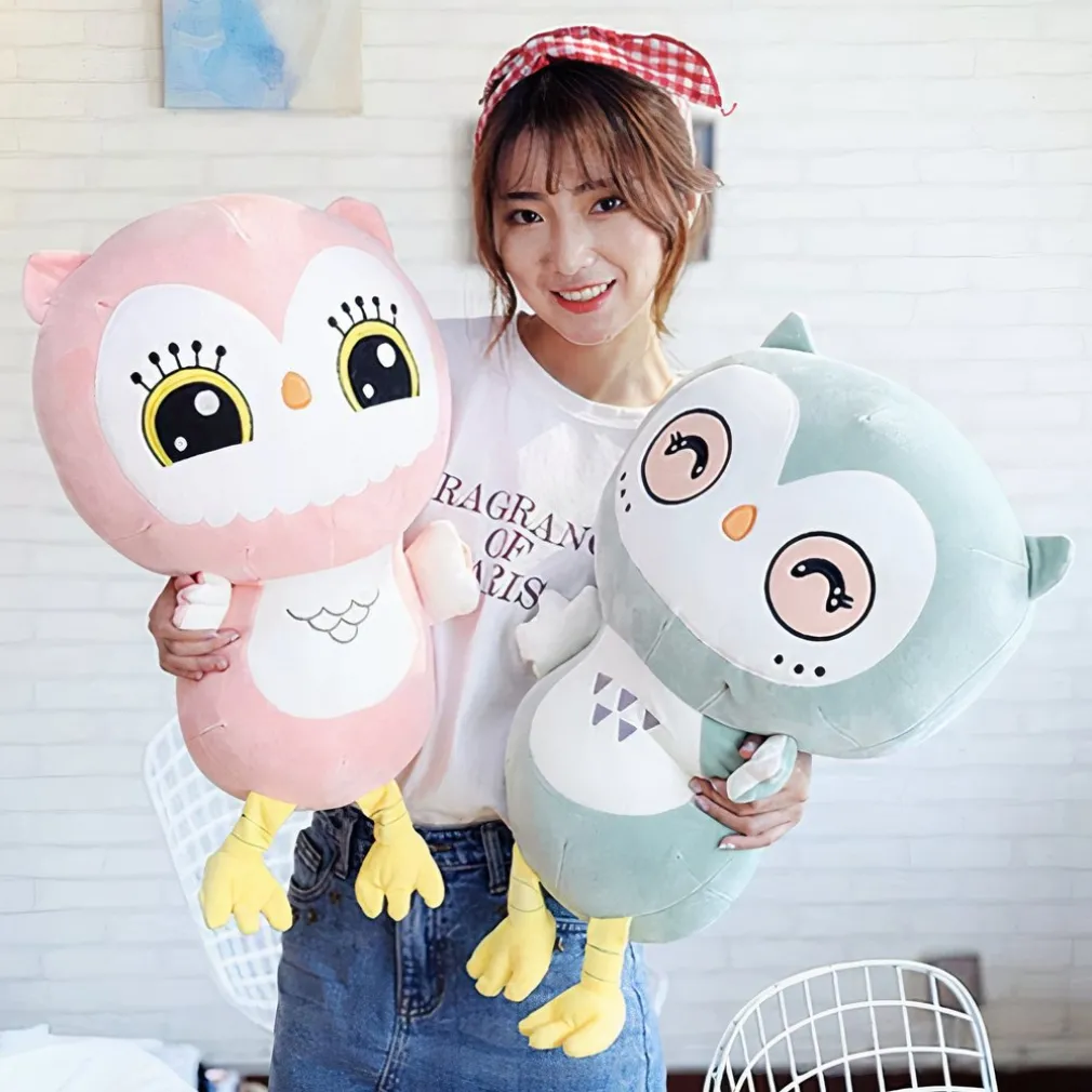 Peluche Hibou Kawaii vert