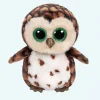 Peluche hibou TY colorée marron