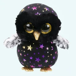 Peluche hibou TY colorée noire