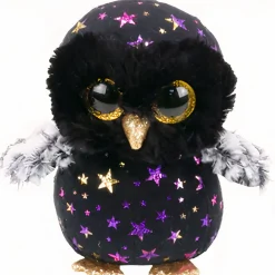 Peluche hibou TY colorée noire
