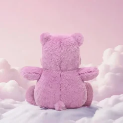 Peluche hippopotame violet mignon