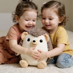 Peluche hérisson adorable marron