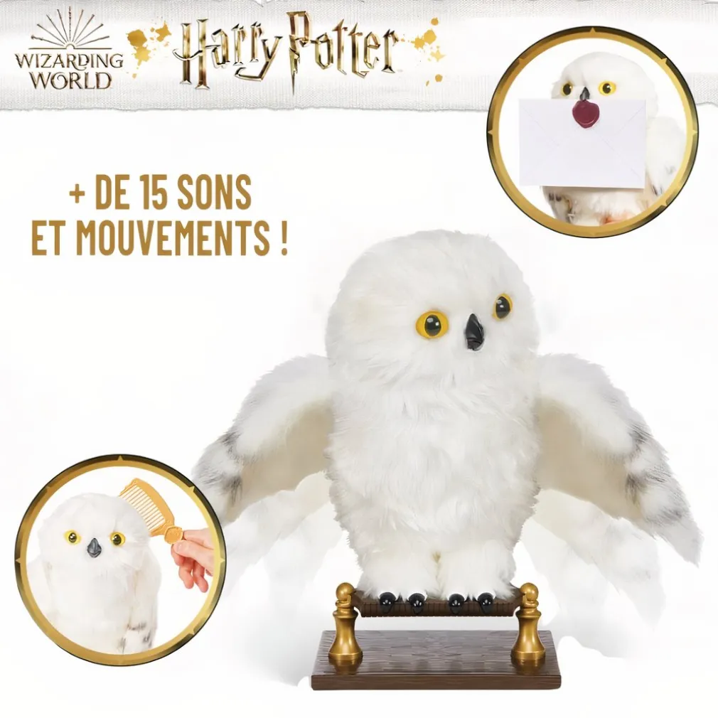 Peluche Interactive Chouette Hedwige de Harry Potter
