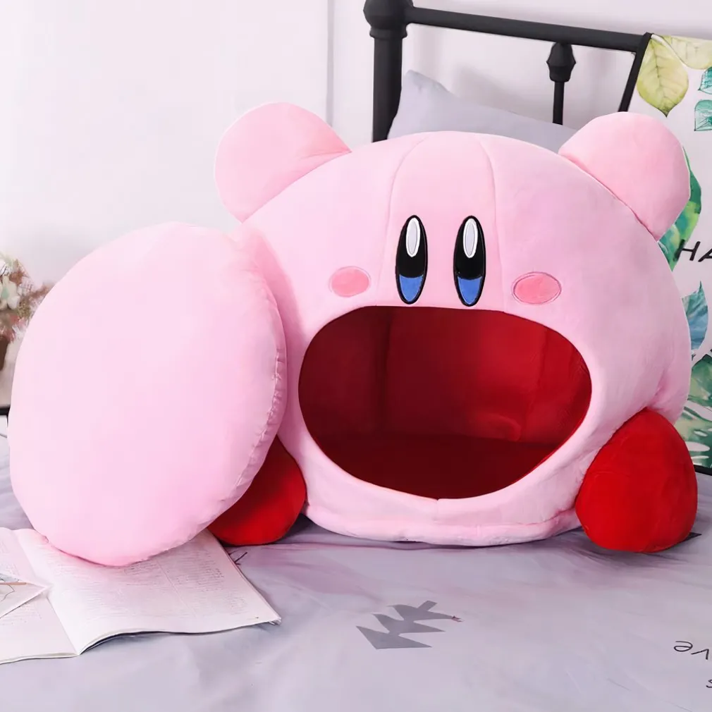 Peluche Kirby à grosse bouche ouverte