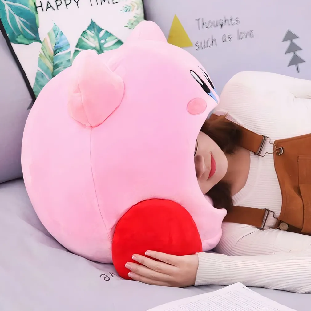 Peluche Kirby à grosse bouche ouverte