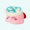 Peluche Kirby avec bonnet de nuit bleu