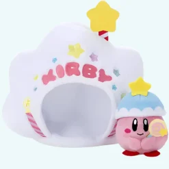 Peluche Kirby dans son étoile blanche