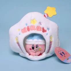 Peluche Kirby dans son étoile blanche