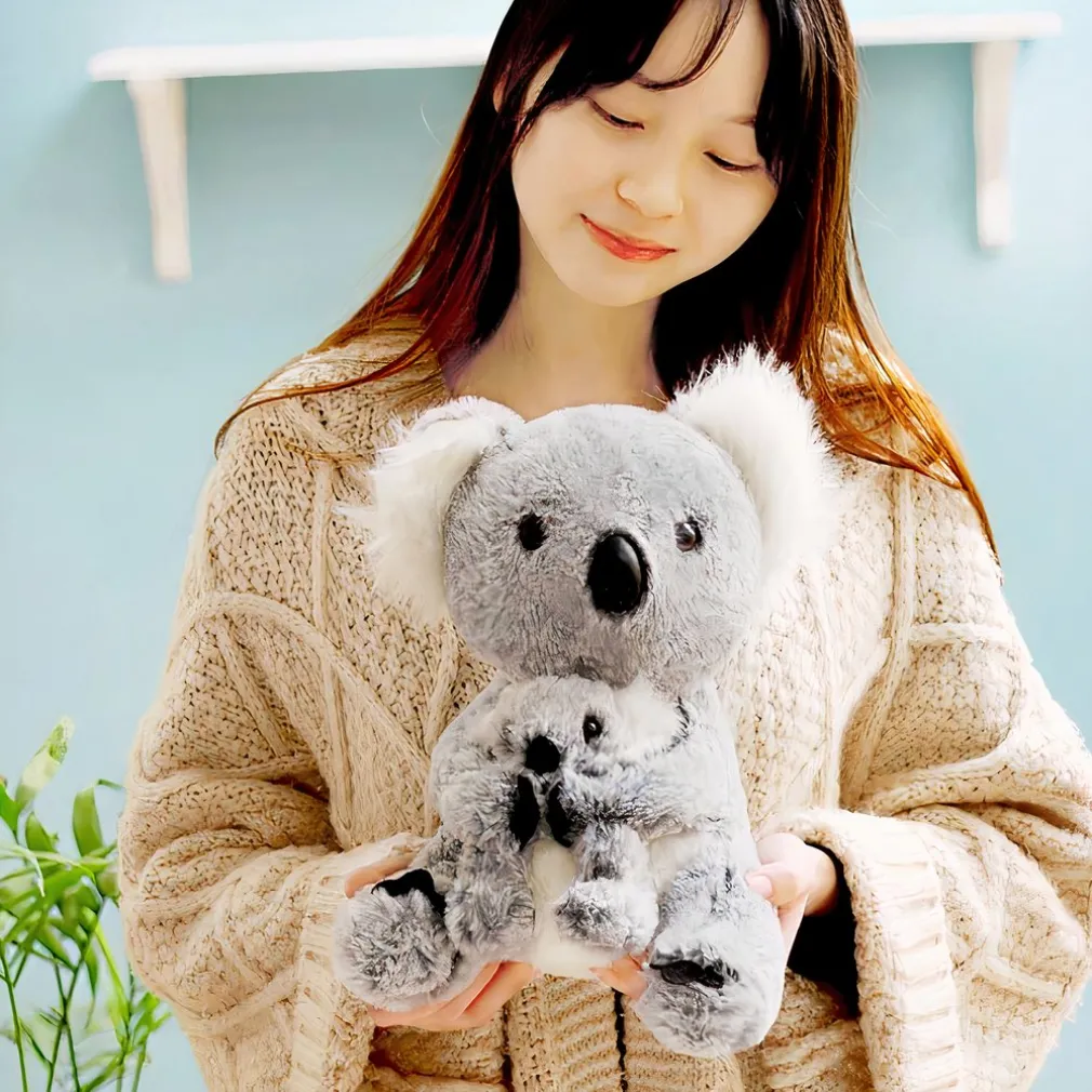 Peluche koala avec bébé