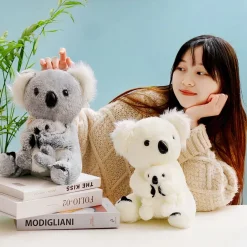 Peluche koala avec bébé