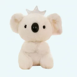 Peluche koala avec couronne
