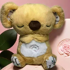 Peluche Koala jaune ou grise qui respire avec musique relaxante
