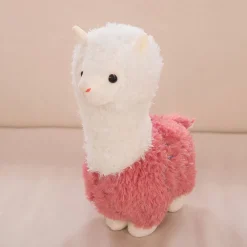 Peluche Lama alpaga marron