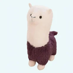 Peluche Lama alpaga violet