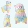 Peluche lama arc-en-ciel