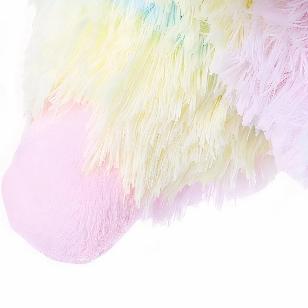 Peluche lama arc-en-ciel