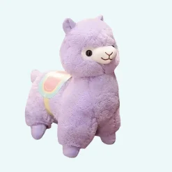 Peluche lama violet