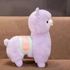 Peluche lama violet