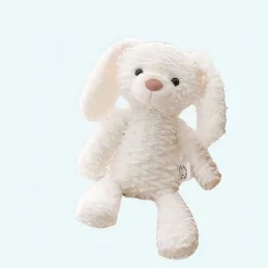 Peluche lapin blanc toute douce