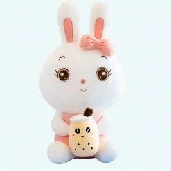 Peluche lapin bubble tea