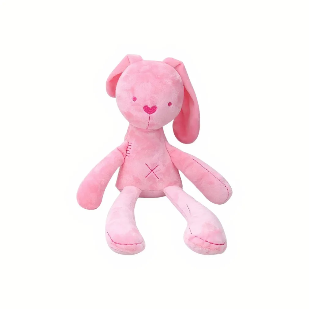Peluche lapin douce et mignonne blanche ou rose