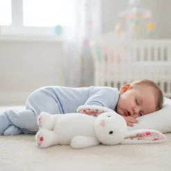Peluche lapin mignon aux grandes oreilles