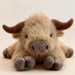 Peluche lestée et chauffante vache Highland
