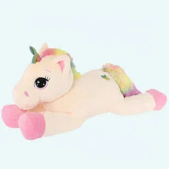 Peluche licorne arc-en-ciel toute douce