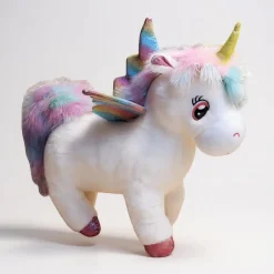 Peluche licorne blanche trop mignonne