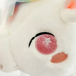 Peluche licorne féérique arc-en-ciel
