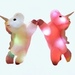 Peluche licorne lumineuse pour enfants