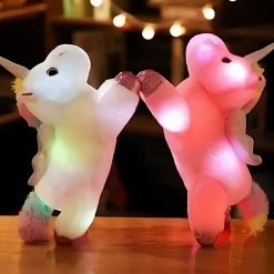 Peluche licorne lumineuse pour enfants