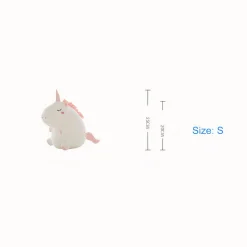 Peluche licorne super douce blanche
