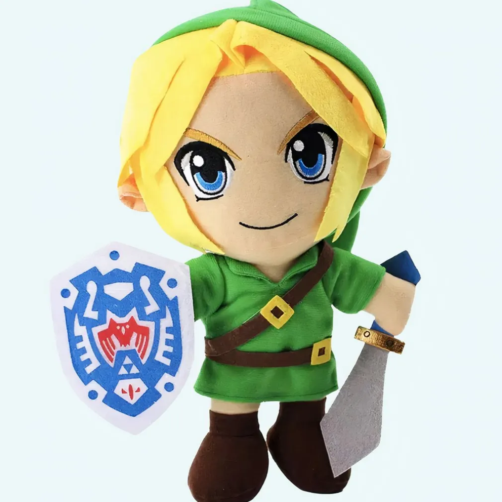 Peluche Link épée et bouclier