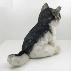 Peluche loup assis