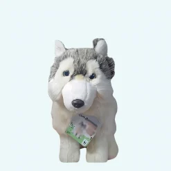 Peluche loup gris de Sibérie