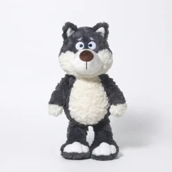 Peluche loup mignon et duveteux