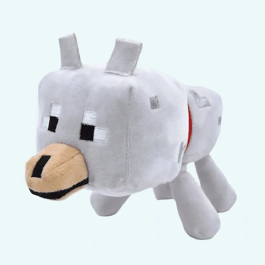 Peluche loup Minecraft