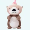 Peluche loutre à chapeau