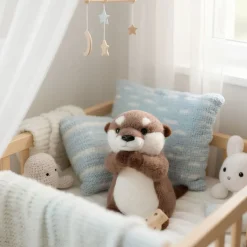 Peluche loutre debout