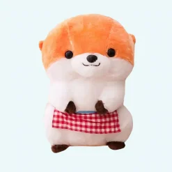 Peluche loutre en tablier
