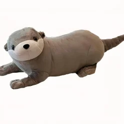 Peluche loutre grise
