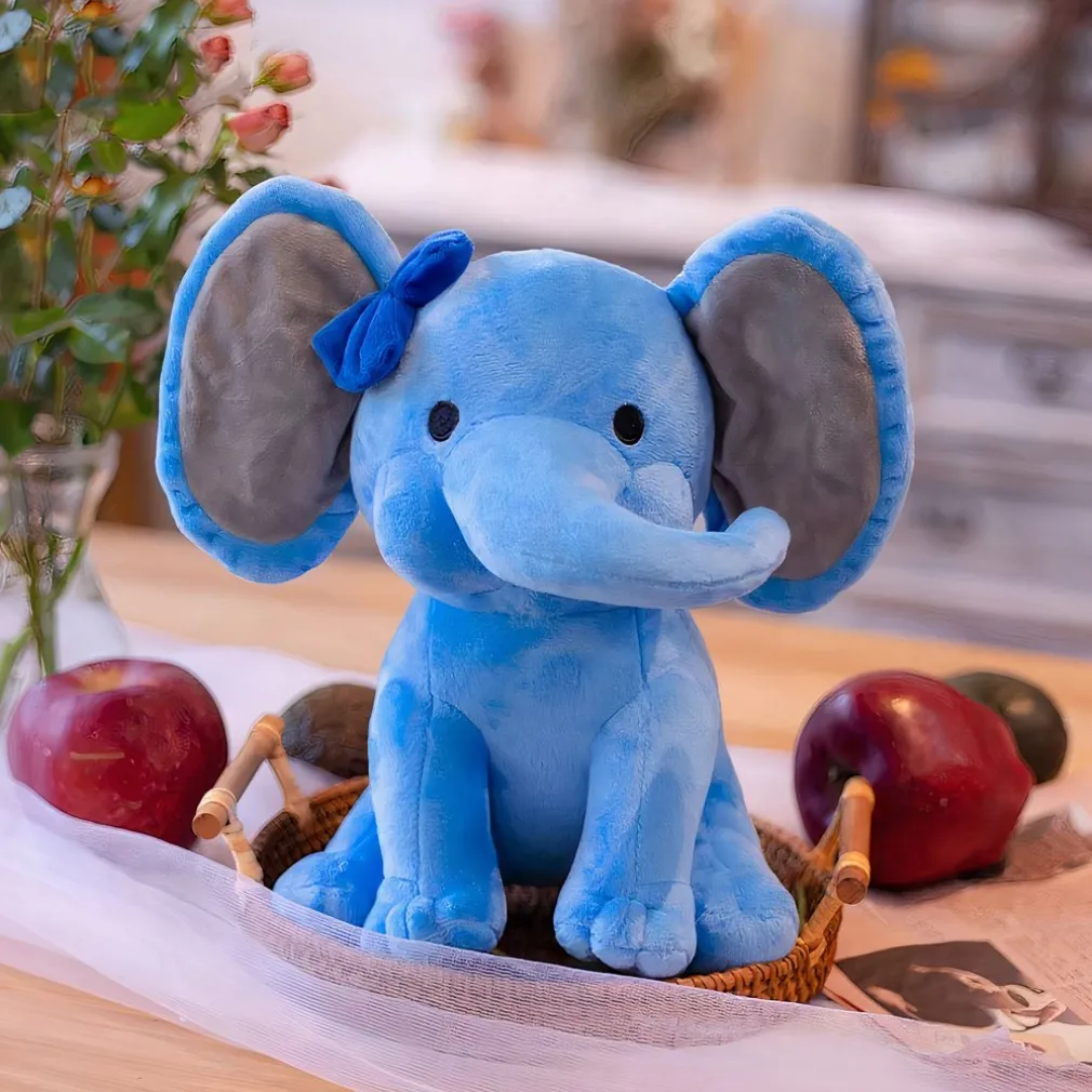 Peluche éléphant colorée